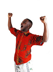 Image showing Happy black man.