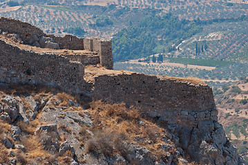 Image showing Ruins of ancient fortress.