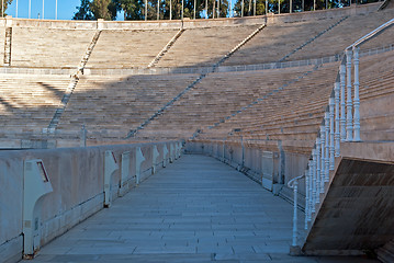 Image showing Stands of the stadium.