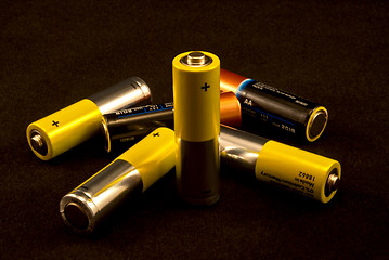 Image showing Electric batteries.