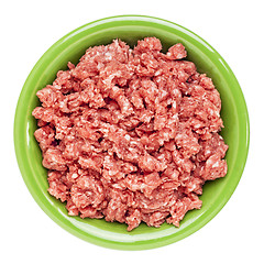 Image showing ground buffalo meat