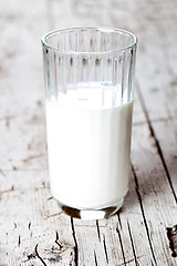 Image showing glass of milk 