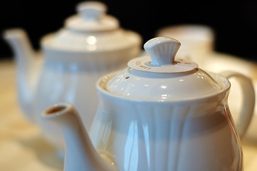 Image showing Chinese ceramic teapots