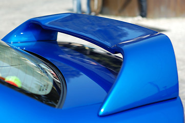 Image showing The rear part of a sportive car