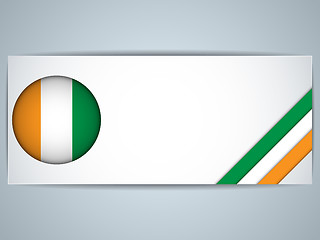 Image showing Ireland Country Set of Banners