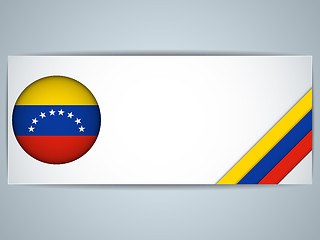 Image showing Venezuela Country Set of Banners