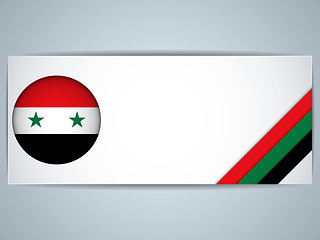 Image showing Syria Country Set of Banners