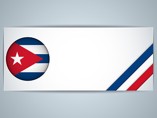 Image showing Cuba Country Set of Banners