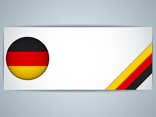 Image showing Germany Country Set of Banners
