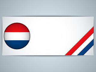 Image showing Netherlands Country Set of Banners