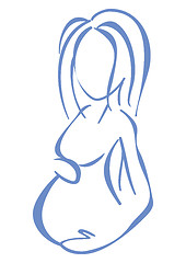 Image showing Pregnancy symbol