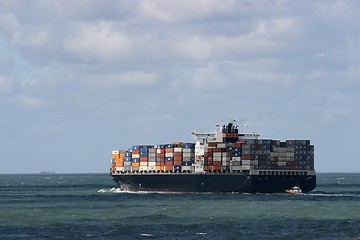 Image showing container ship-big