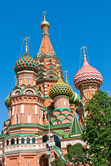 Image showing Saint Basil Cathedral  in Moscow