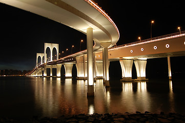 Image showing Sai Van bridge, Macau