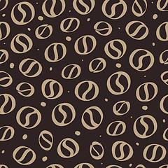 Image showing Seamless Coffee background.