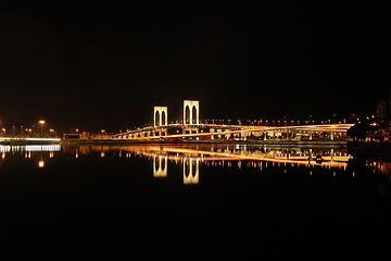 Image showing Sai Van bridge, Macau