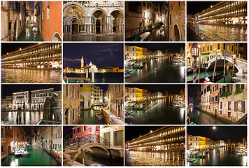 Image showing Night in Venice