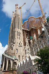 Image showing Sagrada Familia in Barcelona