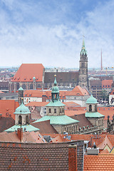 Image showing View over Nuremberg in Germany