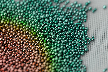 Image showing Pile multicolored balls