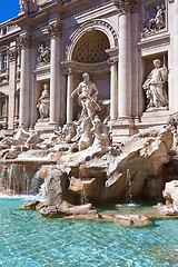 Image showing Fountain di Trevi