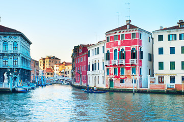 Image showing Venice at sunset