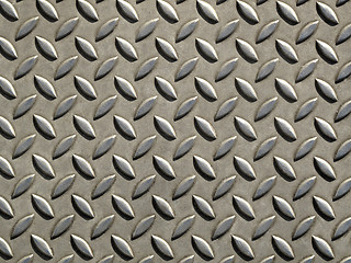 Image showing Metal diamond plate 