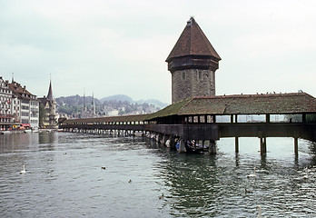 Image showing Chapel Bridge, Lucerne