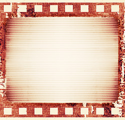 Image showing grunge film frame