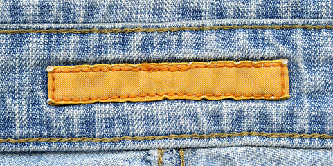 Image showing Jeans label