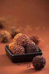 Image showing Chocolate pralines