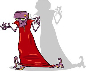 Image showing evil alien cartoon character