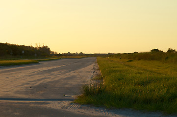 Image showing deserted empty road in rural florida