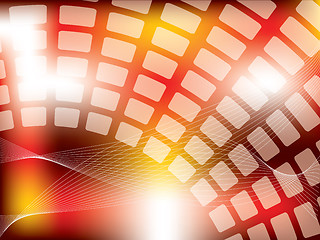 Image showing Abstract red background 