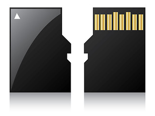 Image showing Micro sd card 