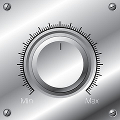 Image showing Volume knob with calibration