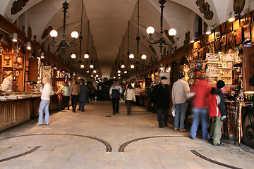 Image showing Sukiennice - cloth hall in Krakow