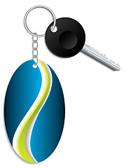 Image showing Key and keyholder 