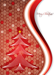 Image showing Hexagon Christmas card 