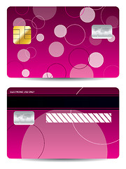 Image showing Pink credit card 