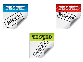 Image showing Test label set