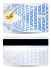 Image showing Waved credit card design 