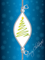 Image showing Zipped christmas greeting 