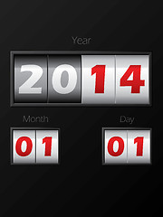 Image showing 2014 date counter 