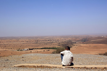 Image showing looking desert