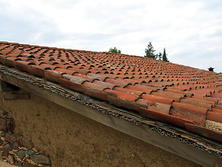 Image showing Fikardou roof. Cyprus