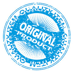 Image showing Blue Original product seal design 