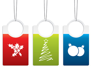 Image showing Christmas label designs