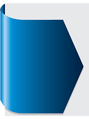 Image showing Blue brochure design 
