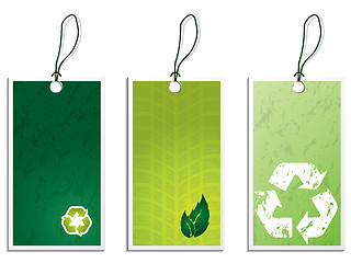 Image showing Eco label set 